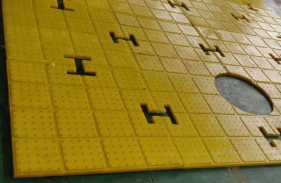 30mm Thickness Rotary Table Anti Slip Mat For Rotary Table Material PU Wear-Resisting