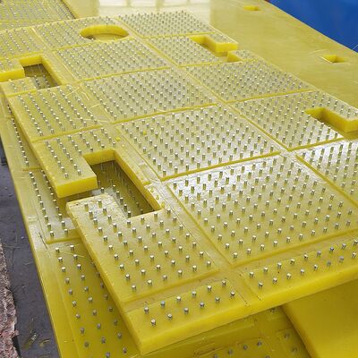 Döner Tabla Kaymaz Mat Malzeme PU Aşınmaya Dayanıklı ZP175 İçin Kullanılır