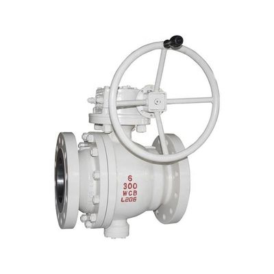 Kalite  Cast Trunnion Ball Valve 2" - 40" API 6D Flange 2 Piece Cast Steel 300LB fabrika