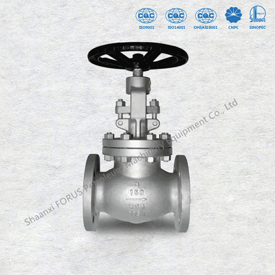 Yükselen Kök Dökme Çelik Küresel Vanalar Flanş Uçları ASME B16.5 Boyut 2 "İla 36" BS1873