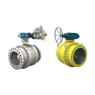 API 6D API 608 Hatay çelik 3 Parça Trunnion Ball Valve Flange Sonları