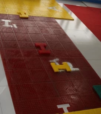 PU malzemesi Anti Skid Mat 30mm ZP375 Sondaj Rig Döner Masası