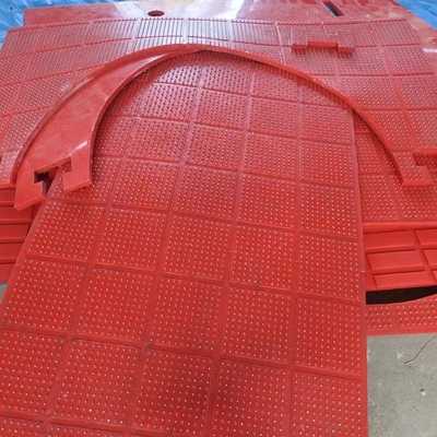 Kırmızı Anti Kayma Mat ZP Tipi Rotary Atble 30mm Plastik Kaymaz Mat