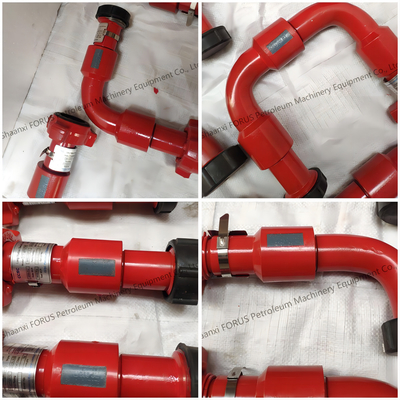 1 inç 10 tip döner eklem API 16C Çalışma basıncı 5000 PSI Petrol sahası sondajı için