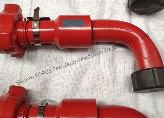1 Inch 30 Type Alloy Steel Forged Swivel Joint API 16C Oilfield Drilling için Kırmızı Renk