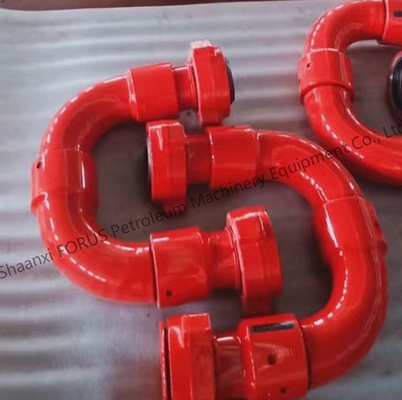 3 inç 10 tip döner eklem çalışma basıncı 5000 PSI API 16C petrol sahası sondajı için standart kalıplama işlemi COC sağlanmıştır