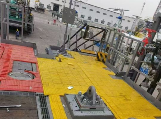 30mm Thickness Rotary Table Anti Slip Mat For Rotary Table Material PU Wear-Resisting