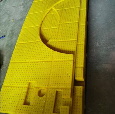 Döner Masa Kayma Karşıtı Mat Malzeme PU, Borma Platformu Üzerinde Kullanılıyor