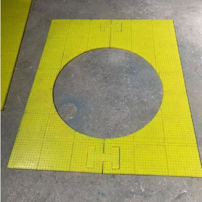 Döner Masa Kayma Karşıtı Mat Malzeme PU, Borma Platformu Üzerinde Kullanılıyor