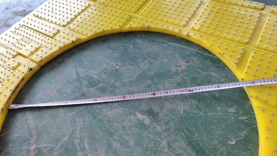 Premium Seçilmiş Ham Maddeler Polyurethane 30mm Kalınlığı Döner Masa Kayma Karşıtı Mat