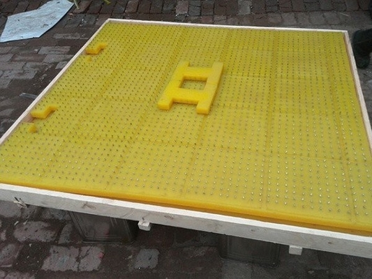 Sarı 83"X74" Kaymaz Mat Petrol Sondaj Endüstriyel