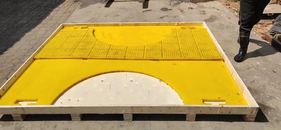 Özel PU Anti Skid Mat 30mm ZP275 Sondaj için Döner Masa